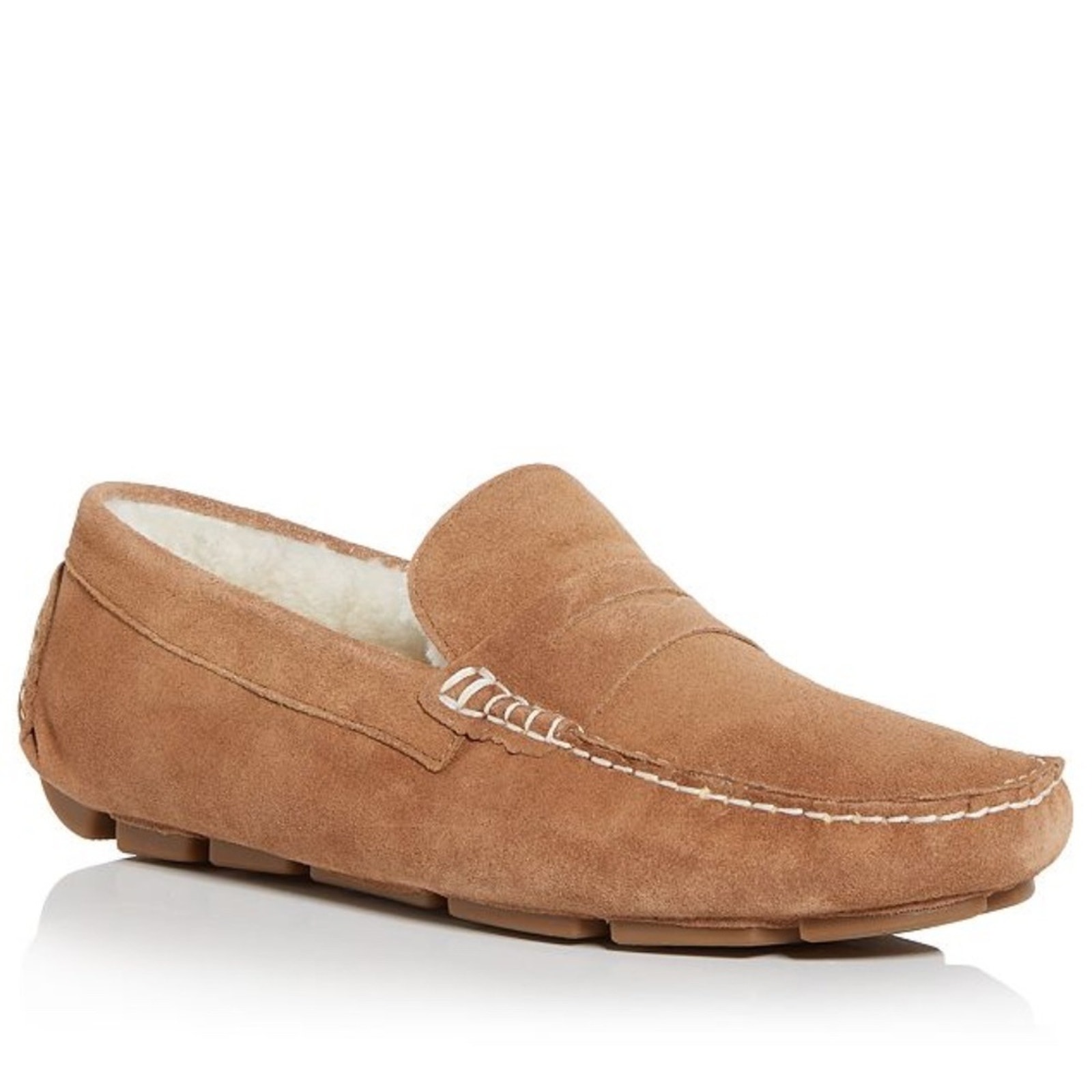 The Men's Store at Bloomingdale's Men's Shearling Moc Toe Slippers Size 9