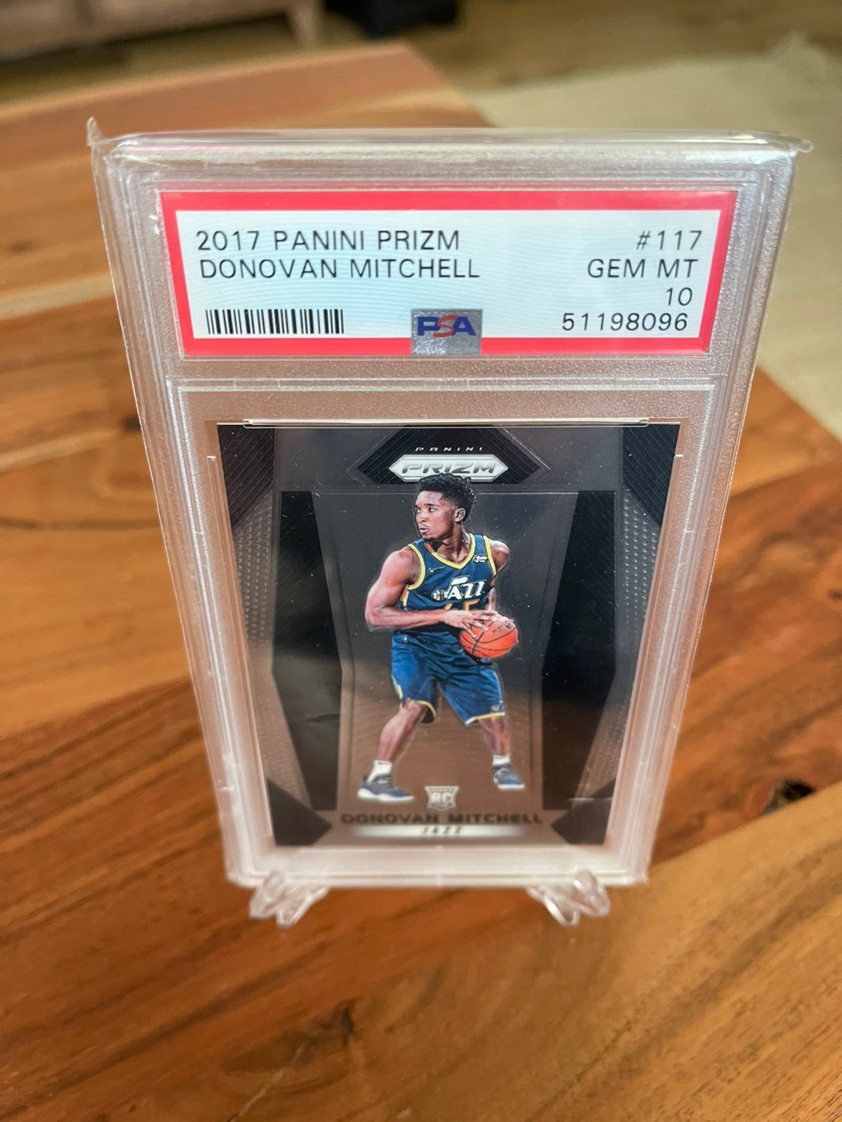 2017 Prizm Donovan Mitchell RC PSA 10
