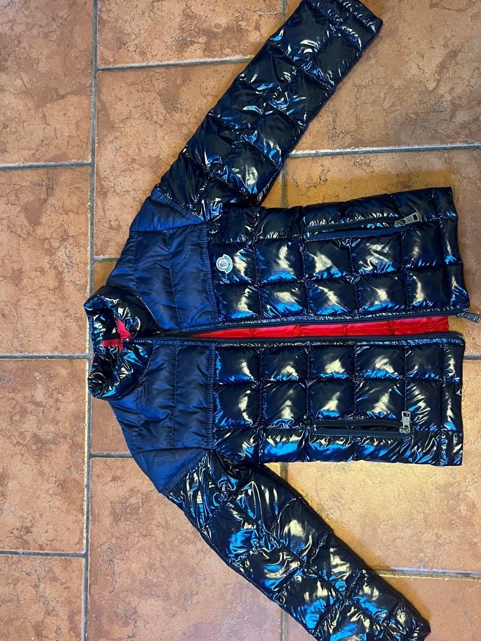 Boys Moncler puffer down jacket size 7/8
