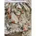 Vtg Ralph Lauren Floral Pewter Toulouse Bed Skirt Full Country Chic rare Read