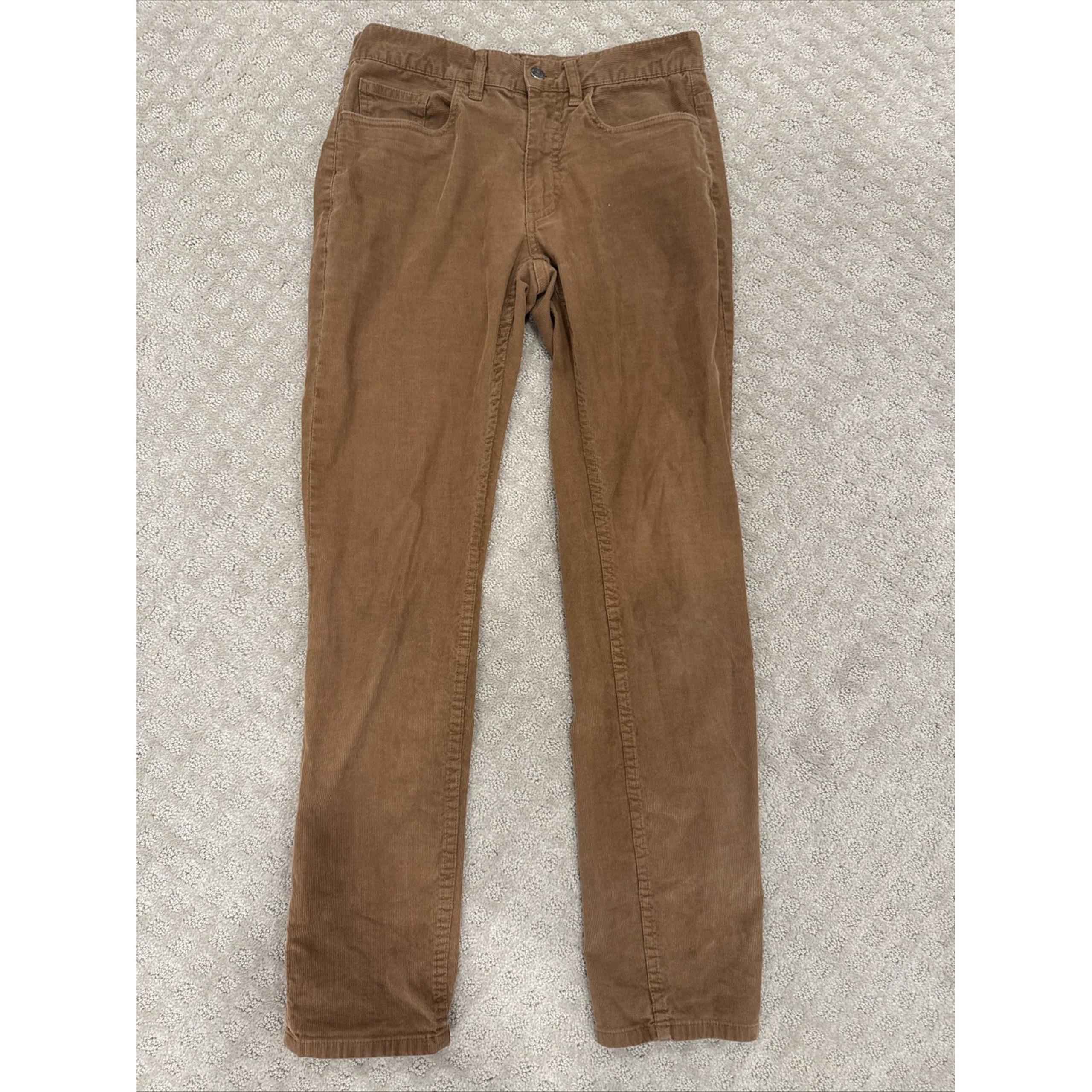Men's Brooks Brothers Corduroy Pants Khaki 30x32 346 Brooks Brothers Beige Tan