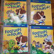 Bob Jones Footsteps for Fours Teacher Guides