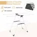 Folding Clothes Drying Rack 2-Tier Metal Laundry Drying Rack Laundry Drying Rack