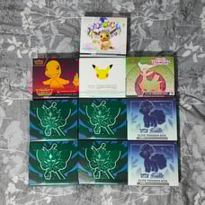 Lot Of 10 Opened Pokemon ETB Elite Trainer Box Prismatic Evolutions Celebrations
