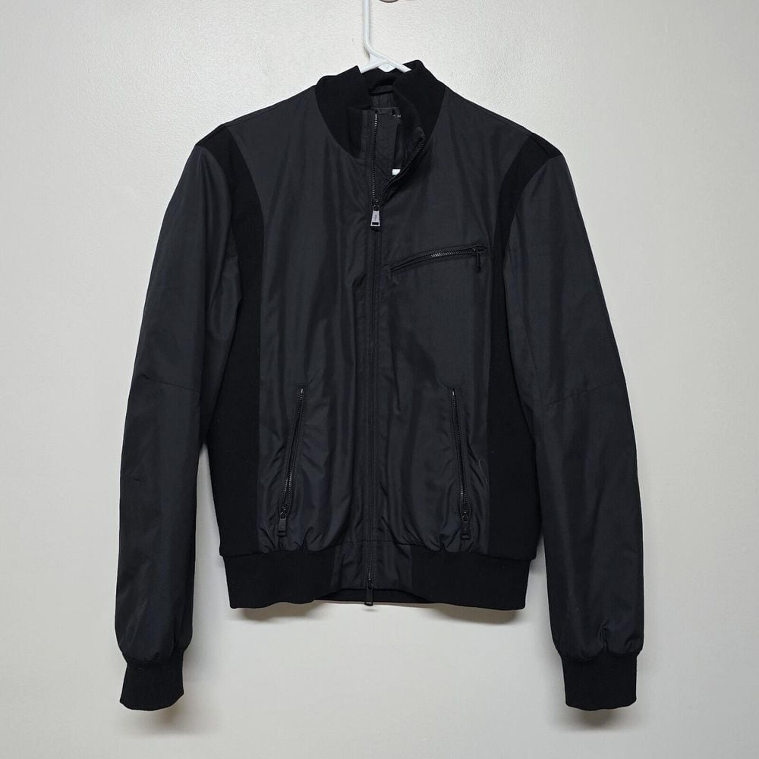Ralph Lauren Black Label Bomber Moto Jacket Lightweight Athletic Casual Sz S