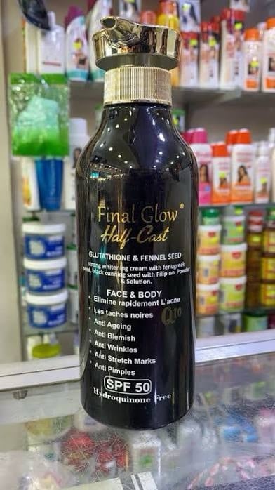 Final glow lotion