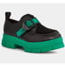 UGG Ashton Plush Green and Black Lugg Sole Shoe, NWT Size 7