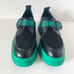 UGG Ashton Plush Green and Black Lugg Sole Shoe, NWT Size 7