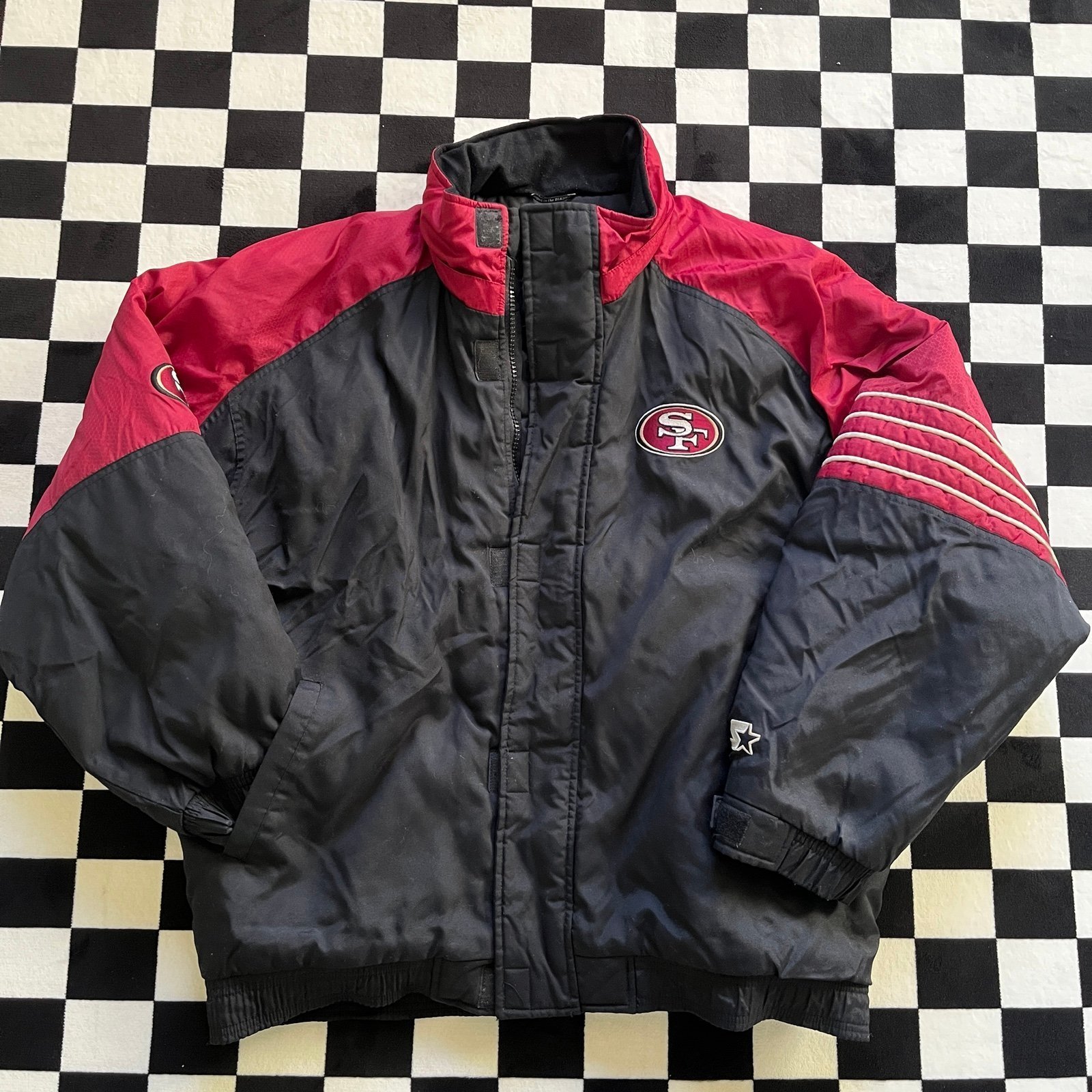 Vintage NFL Starters San Francisco 49ers Windbreaker Puffer Jacket