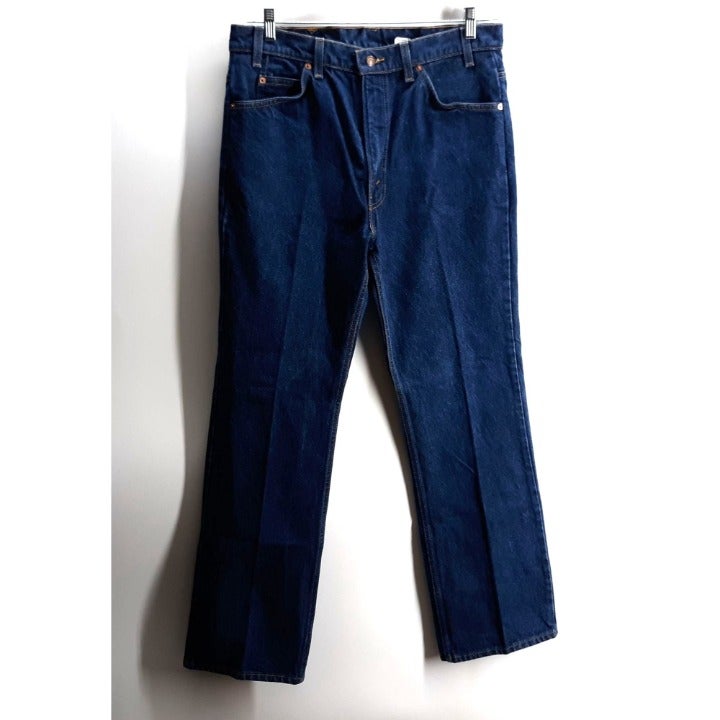 Levis 517 Mens 36 x 32 Orange Tab Medium Wash Straight Leg VINTAGE