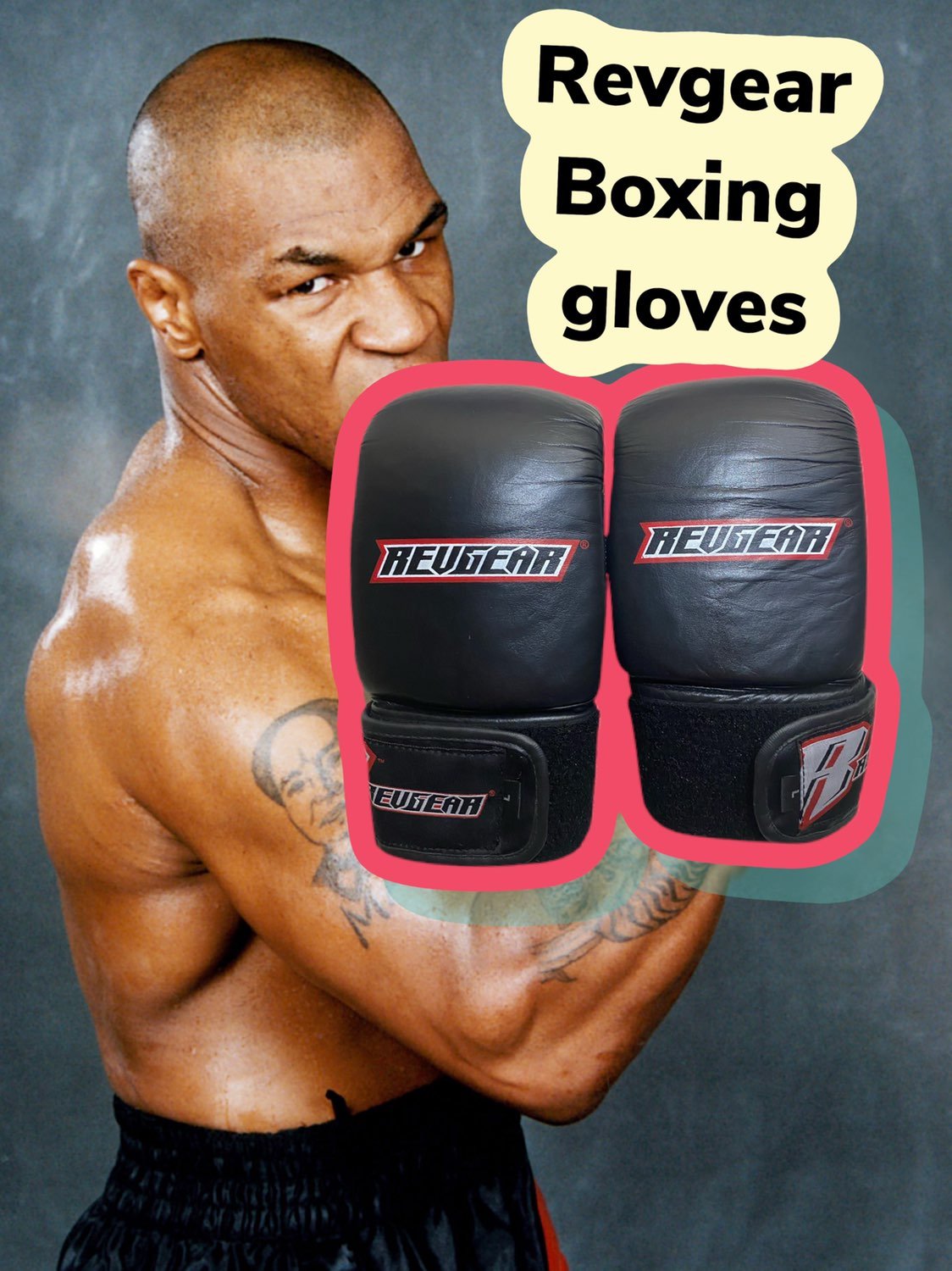 New Revgear Platinum Leather Boxing Glov
