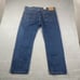Levi's 505 Regular Straight Fit Jeans Men's 40x30 Blue Medium Wash New