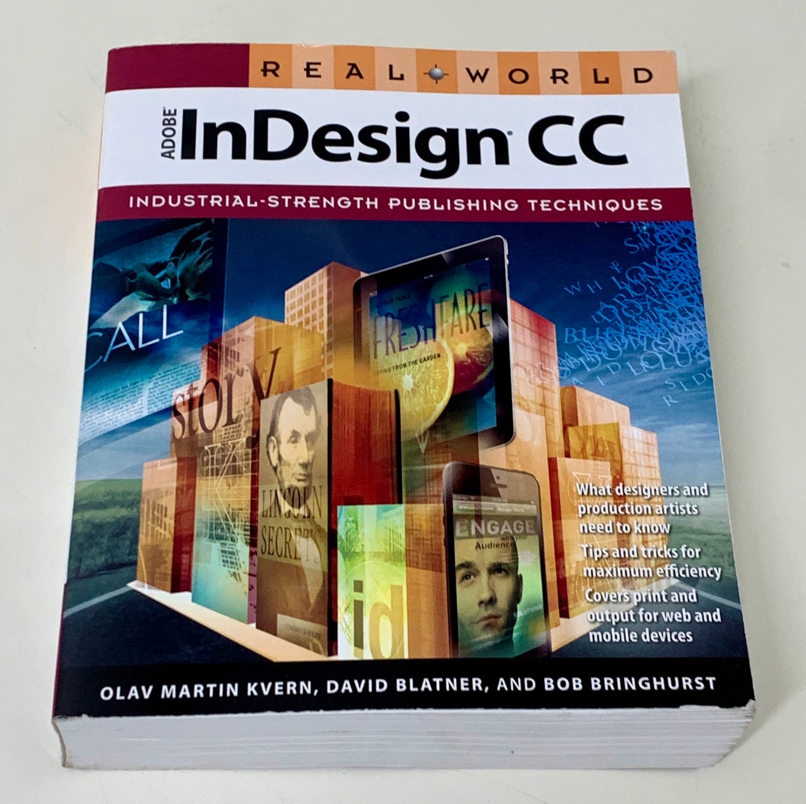 Real World Adobe IN DESIGN CC Softcover Book