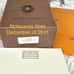 Louis Vuitton 5 Note Cards with orange LV envelope holder