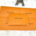Louis Vuitton 5 Note Cards with orange LV envelope holder