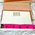 Louis Vuitton 5 Note Cards with orange LV envelope holder