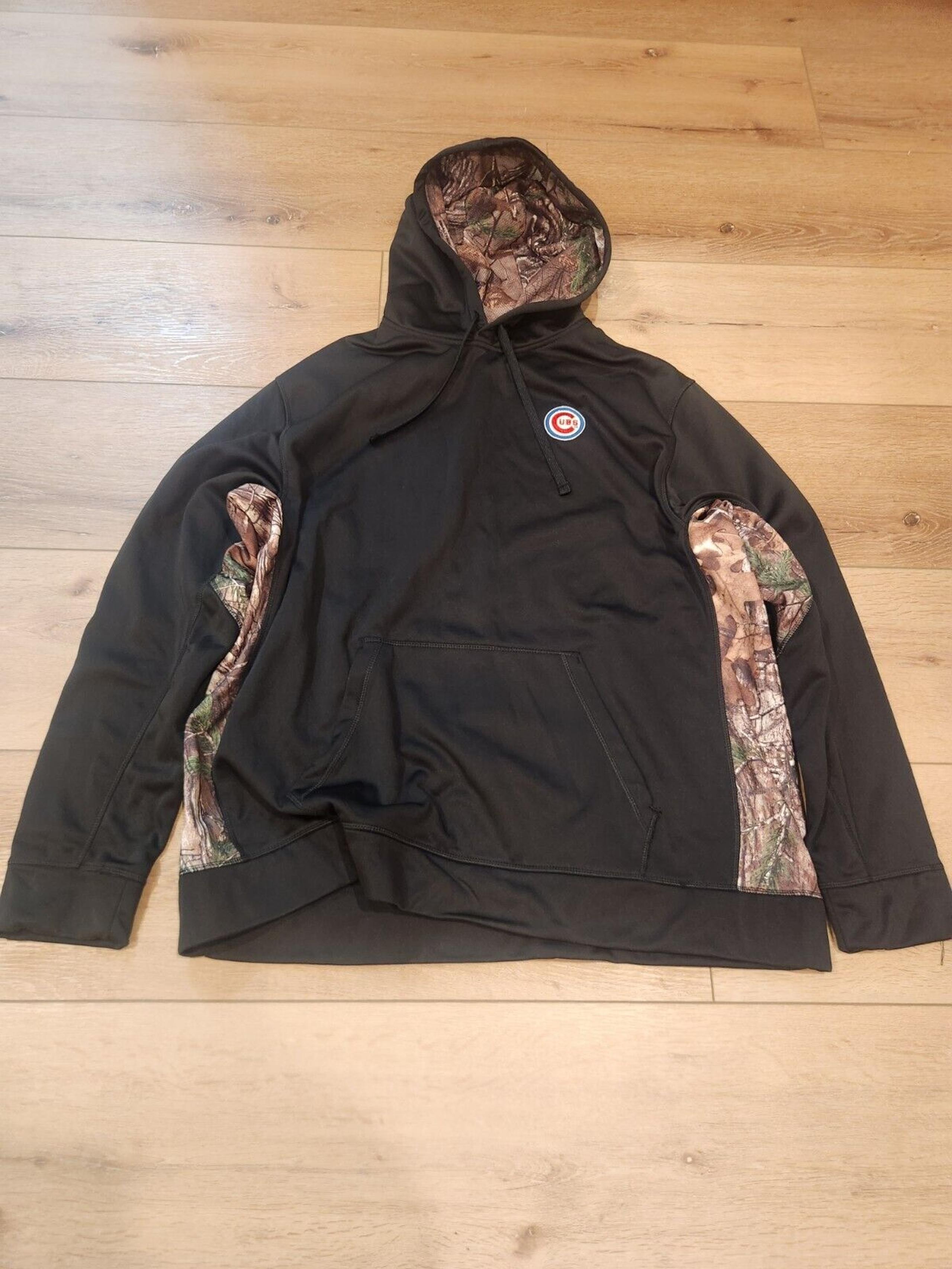 Men's Dunbrooke Black/Camo Chicago Cubs Ranger Pullover Hoodie XXL