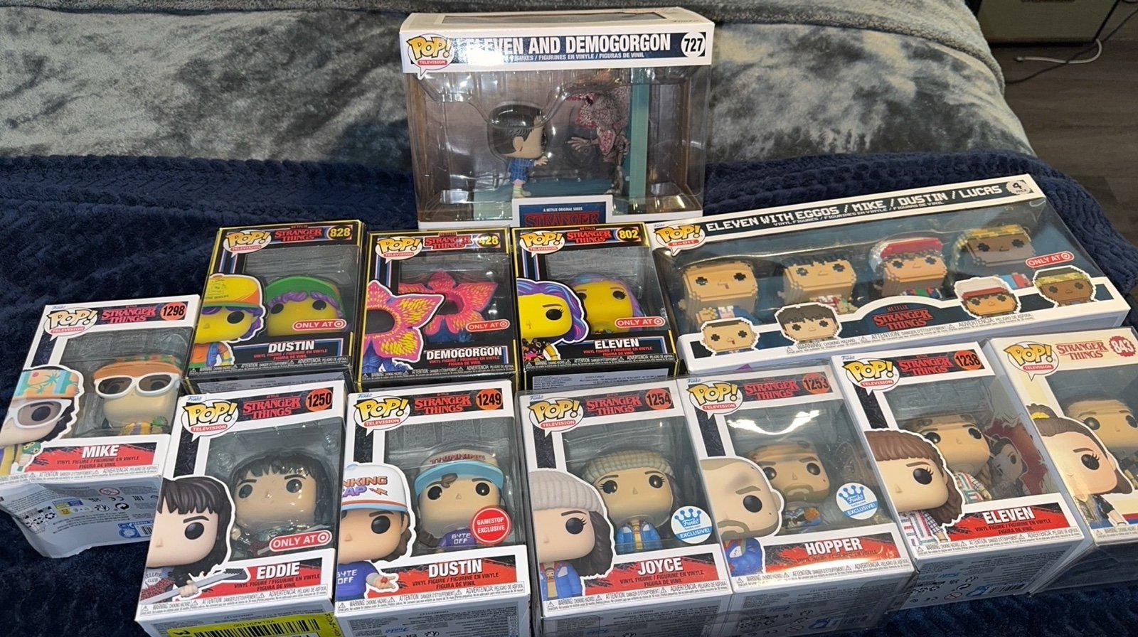 Stranger Things funko collection