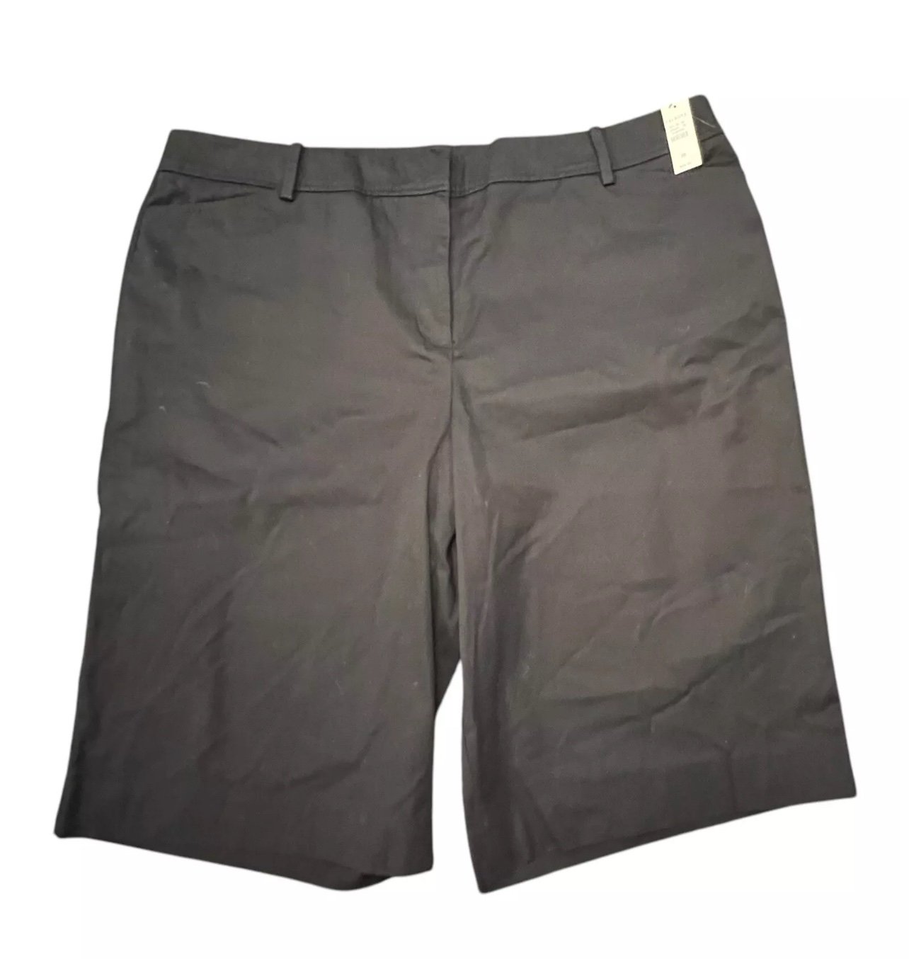 Talbots Perfect Short 13 NWT Size 20 Black Casual Comfy Summer Travel Resort