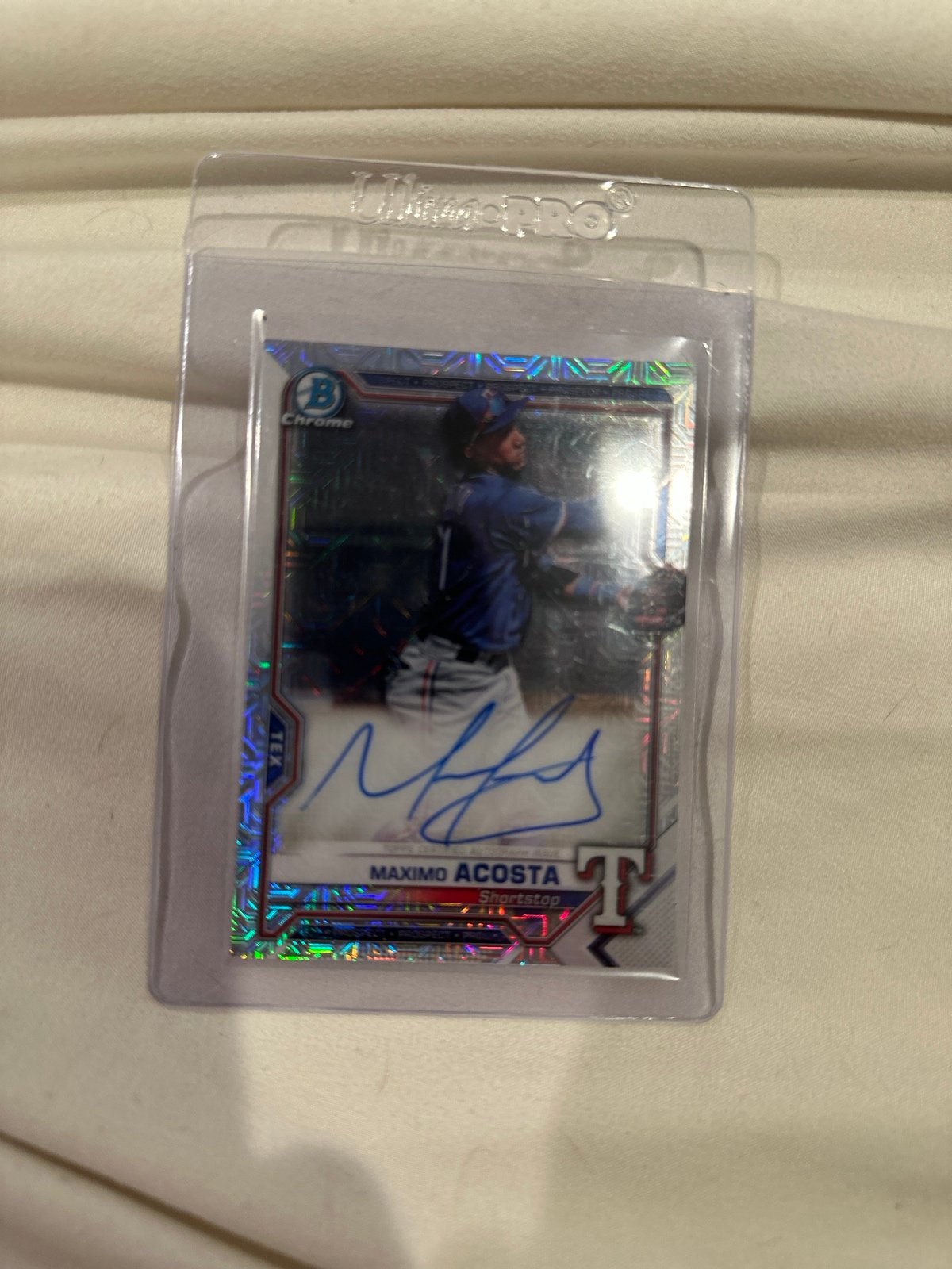 Maximo Acosta bowman 1st chrome auto