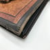 Genuine Leather Ladies Envelope Purse Handbag Brown Long Adjustable Strap