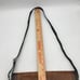 Genuine Leather Ladies Envelope Purse Handbag Brown Long Adjustable Strap