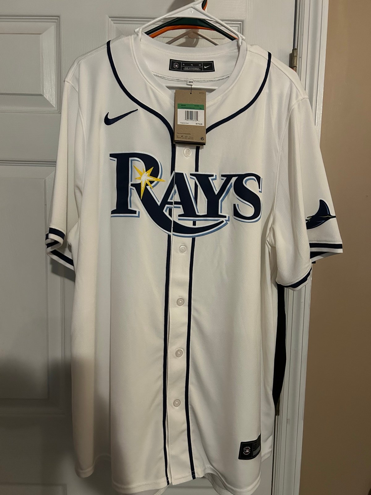 Tampa Bay Rays Yandy Díaz #2 White Cool Base Jersey
