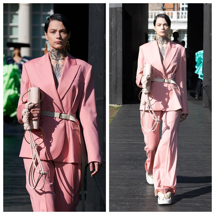1800 ROKSANDA Iona embellished cady pink blazer - Luxury Blazer