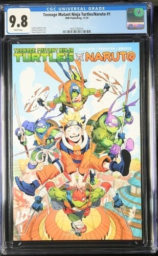 Teenage Mutant Ninja Turtles x Naruto 1 Cover A CGC 9.8