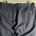 Massimo Dutti Casual fit Mens Dress Pants 36/28 Navy Blue Cotton Linen Blend