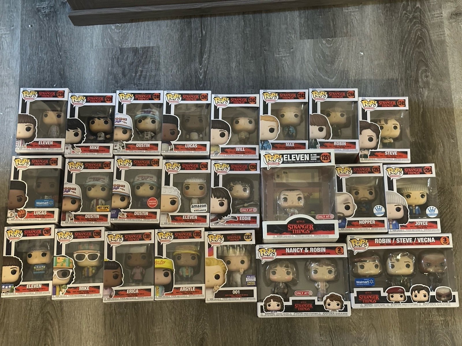 Stranger Things season four Funko Pop Lot