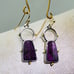 Purple rubber Earrings