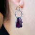 Purple rubber Earrings