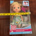 Hasbro Baby Alive Doll 2015 Ready For School Blonde Straight Hair Baby Doll New