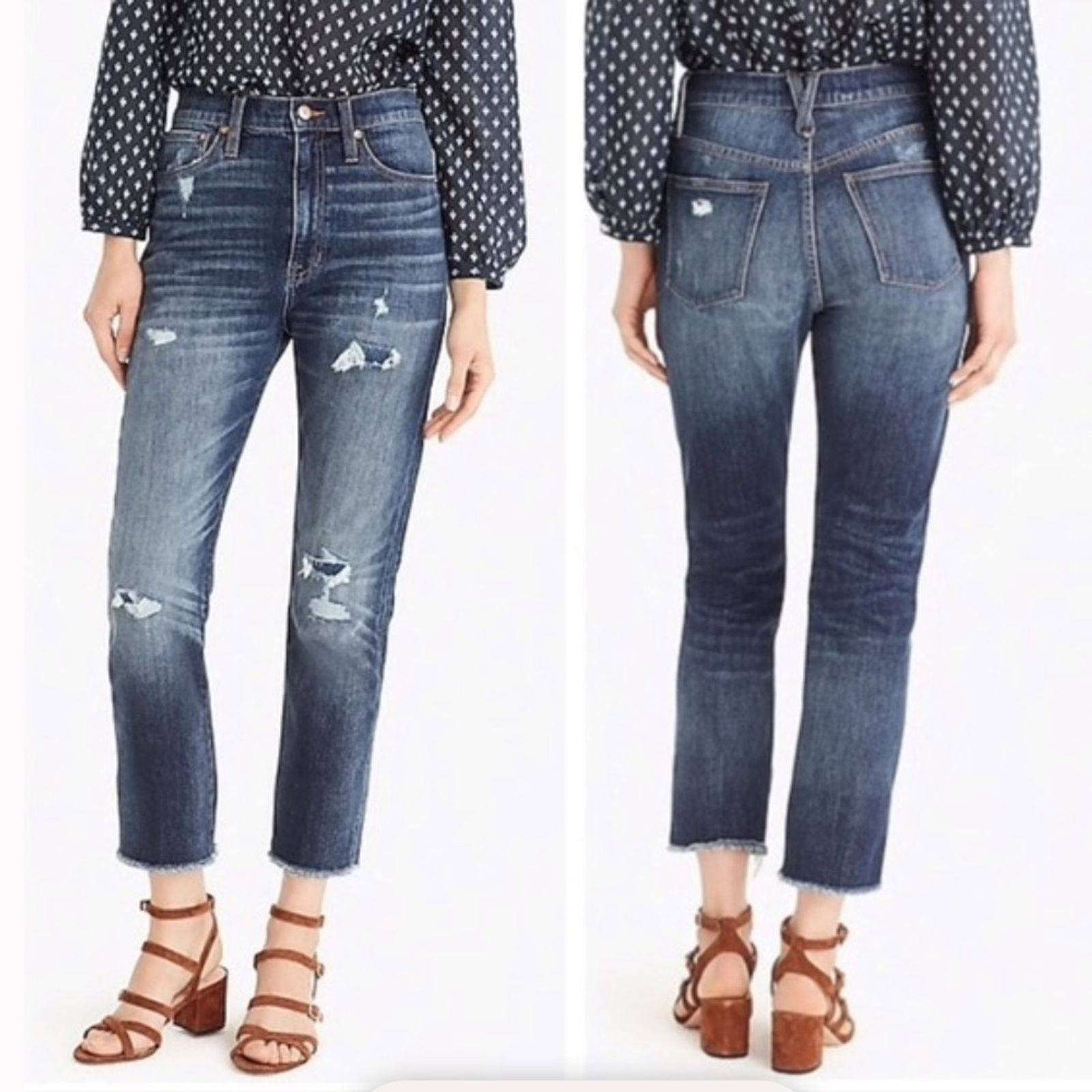 J. Crew/Point Sur hi rise slim boy jean