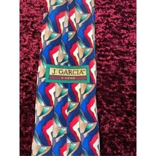 100% Silk Mens Neck Tie Jerry Garcia