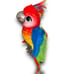 FurReal Friends ROCKATOO Show Bird Interactive Talking Plush Parrot Animatronic