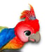 FurReal Friends ROCKATOO Show Bird Interactive Talking Plush Parrot Animatronic