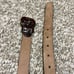 Saks Fifth Avenue Italy genuine Caiman crocodile belt