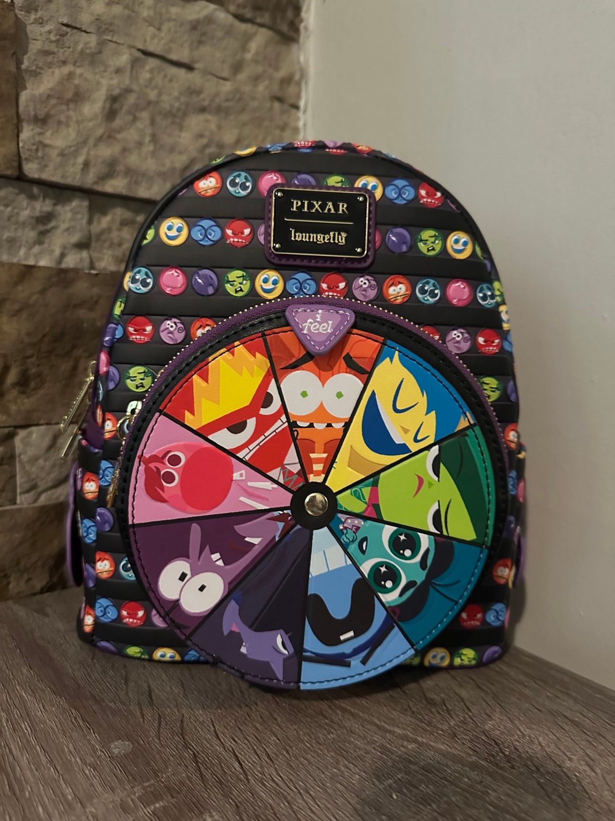 Inside out 2 loungefly mini backpack NWT