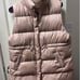 Bala oversized padded vest puffer with drawstrings stand collar