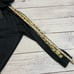 Nike Women's Oversized Loose Fit Hooded Pullover Hoodie Black and Gold Sz XL NEW