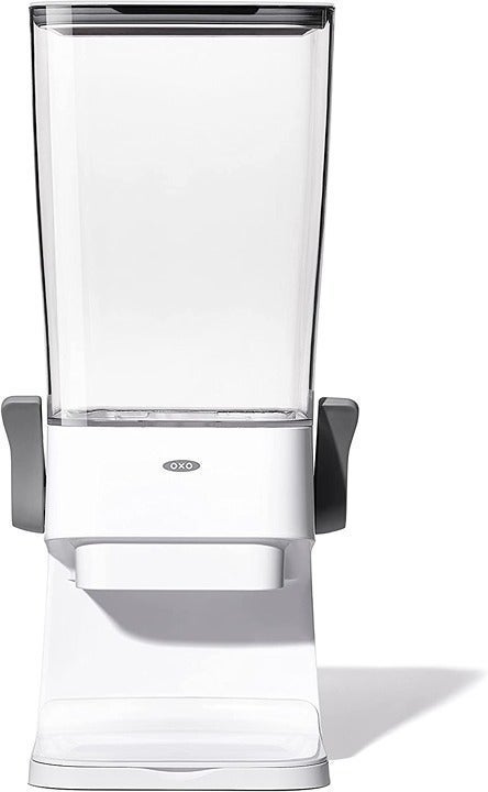 OXO Good Grips Countertop Cereal Dispenser Clear/White OXO Good Grips Countertop Cereal Dispenser Clear/White