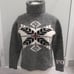 POLO Ralph Lauren Black Ragg Marled Southwestern Roll Neck Sweater Women's SP