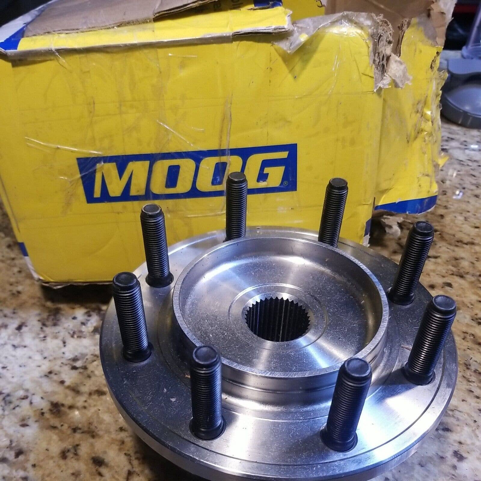 4WD Moog Front Wheel Hub and Bearing Assembly for 2012 2013 Ram 2500 3500 8Lugs