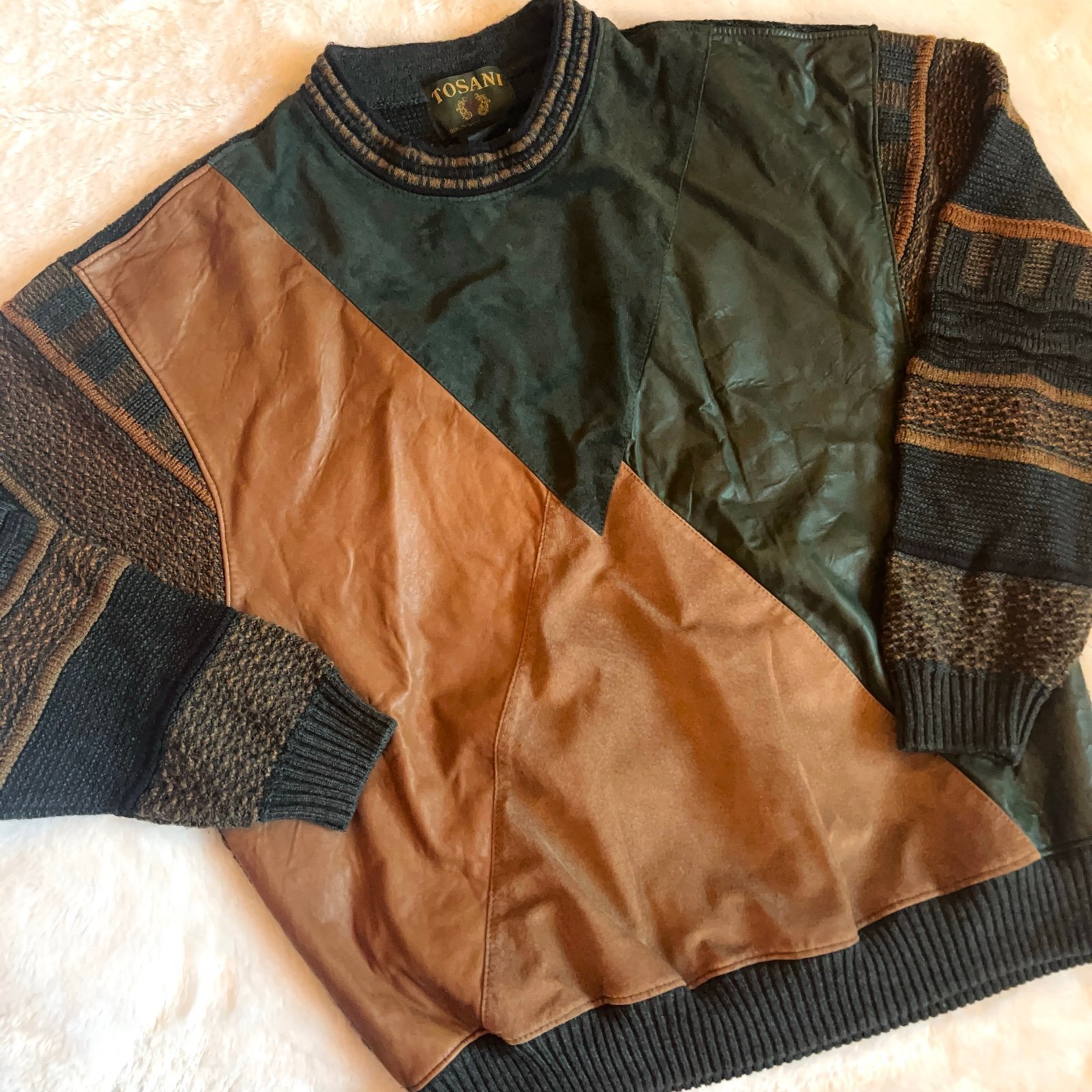 RARE vintage Tosani coogi style sweater