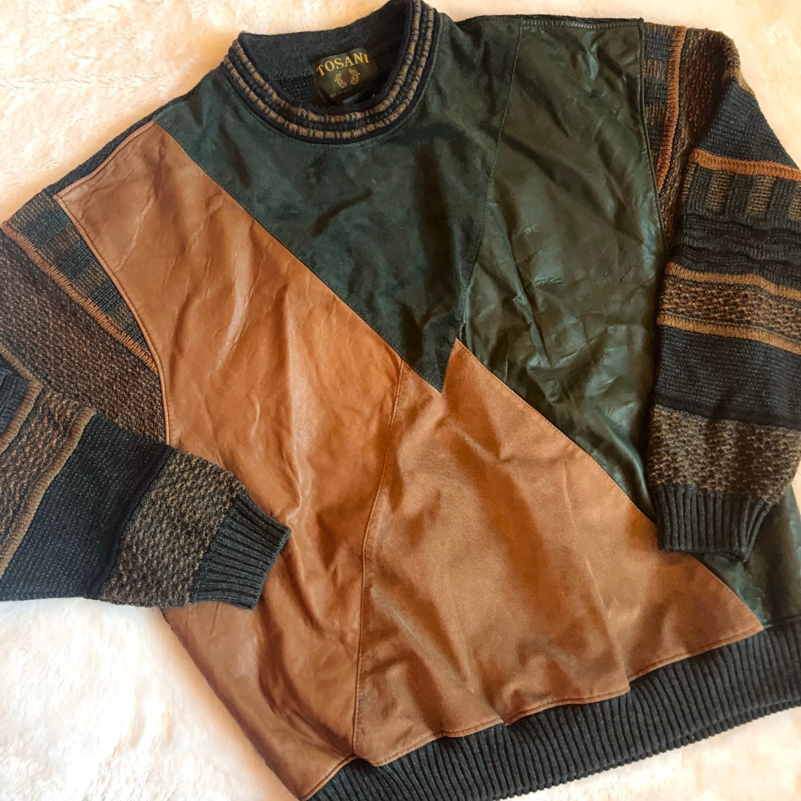 RARE vintage Tosani coogi style sweater