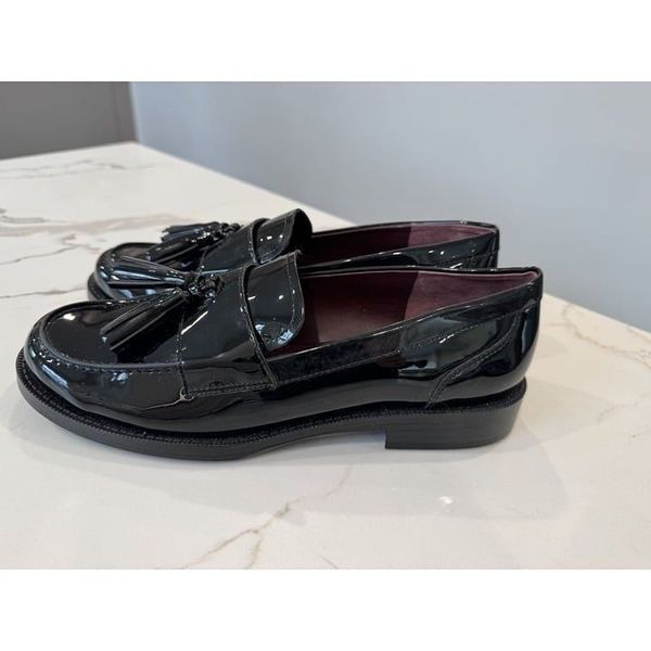 Franco Sarto NEW Lucia Loafer in Black Patent Size 9.5