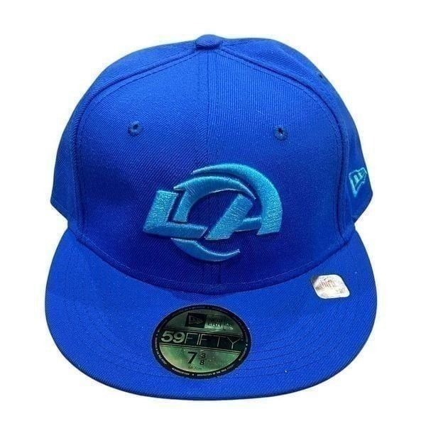 Los Angeles Rams 59FIFTY Fitted Hat Blue New Era Size 7 3/8 NFL