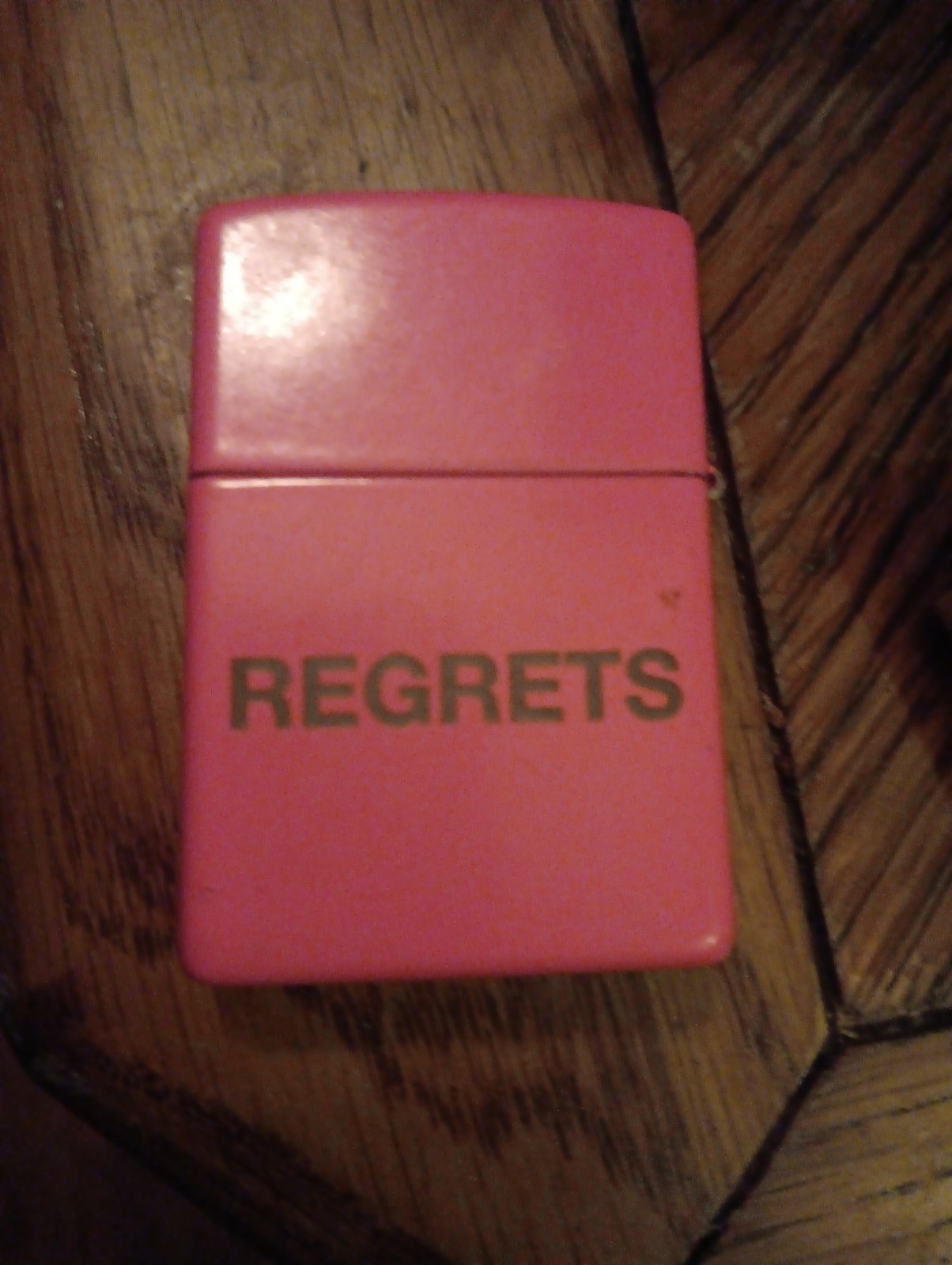 Anti social social club regrets lighter